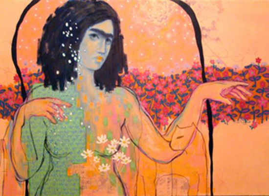 Eman Osama - 10--120-x-80-cm,-painting,-mixed-media-on-paper,-2013