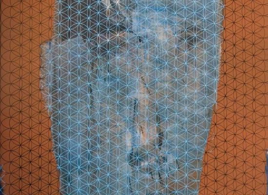 Face028 | 122cm x 155cm | Mixed media on canvas | 2010