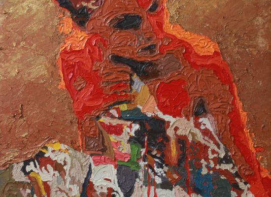 Untitled 11 | Oil & mixed media on canvas | 105x177cm | 2014