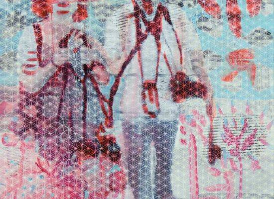 People002 | 160cm x 145 cm | Mixed media on canvas | 2010