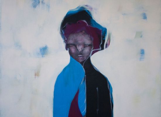 Mohammad Tamimi, Untitled 4, Acrylic on Canvas, 120x100 cm, 2014