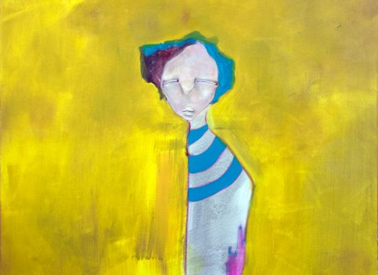 Mohammad Tamimi, Untitled 3, Acrylic on Canvas, 120x100 cm, 2014