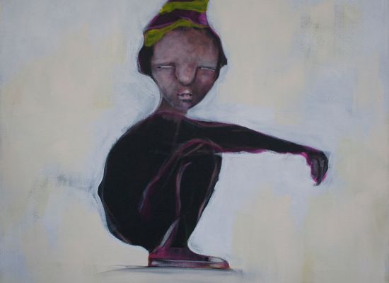 Mohammad Tamimi, Untitled 5, Acrylic on Canvas, 120x100 cm, 2014