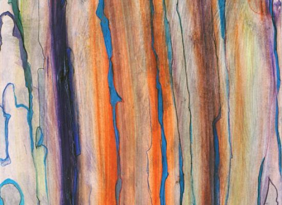 Abu Ghuraib at Night | Mixed Media on Museum Board | 54.5x26.5cm | 2010