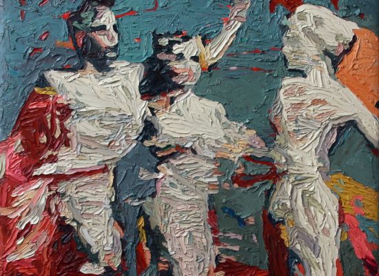 Untitled 13 | Oil & mixed media on canvas | 100x64cm | 2014