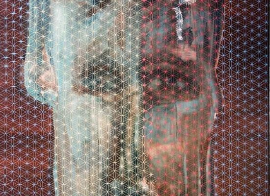 Face024 | 160cm x 145 cm | Mixed media on canvas | 2010