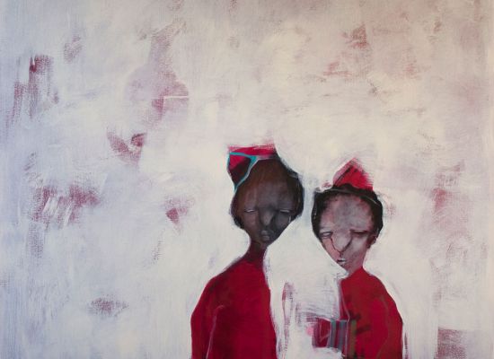 Mohammad Tamimi, Untitled 2 Acrylic on Canvas 150x150 cm 2014