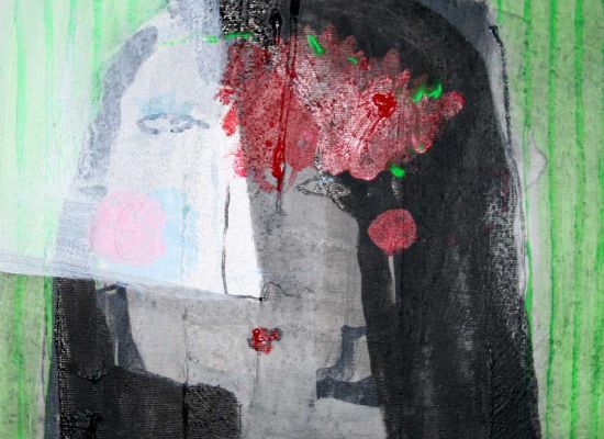 Mohammed AlMahdi | 30x30cm | Acrylic and oil on canvas | 2012