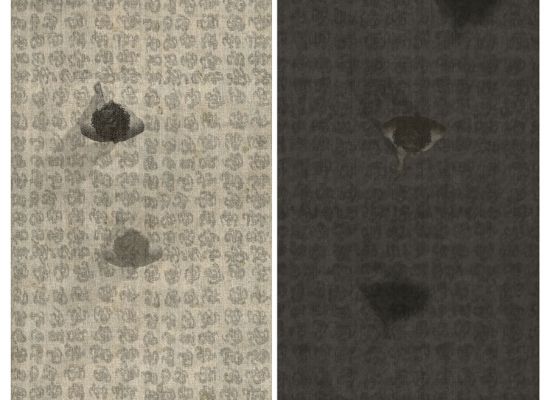 Long Trip Canvas | 137x61cm,each | Mixed media on Chinese paper on canvas | 2011