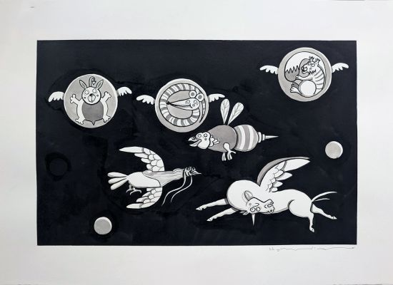 05 Year: 2023 Medium: Ink on paper Size: 50x70cm