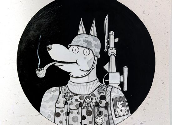 10 Year: 2023 Medium: Ink and Acrylic on paper Size: 50x50cm