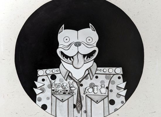 11 Year: 2023 Medium: Ink and Acrylic on paper Size: 50x50cm