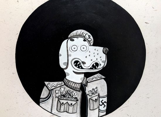 13 Year: 2023 Medium: Ink and Acrylic on paper Size: 50x50cm