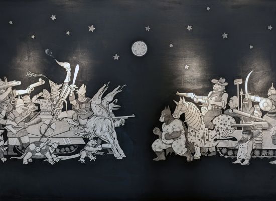 15 Year: 2023 Medium: Acrylic on canvas Size: 166x280cm