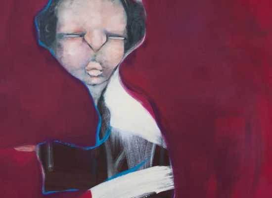 Mohammad Tamimi, Untitled 7 Acrylic on Canvas 175x85 cm 2014