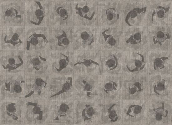 Pulse of wild | 117 x 91 cm | Mixed media on Chinese paper on canvas | 2011