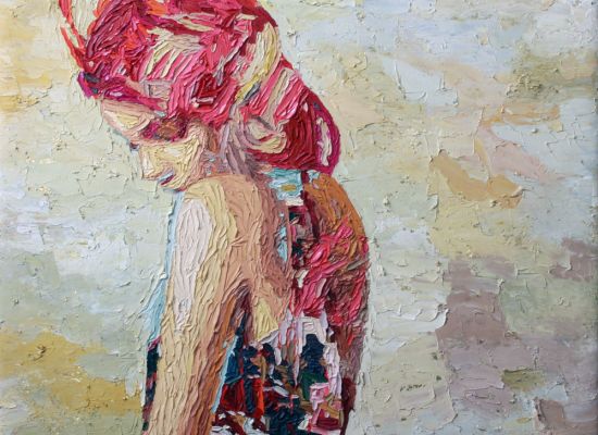 Untitled 2 | Oil & mixed media on canvas | 100x100cm | 2014