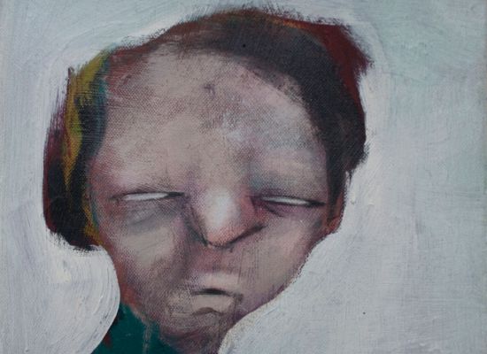 Mohammad Tamimi, Untitled 14 Acrylic on Canvas 30x30 cm 2014