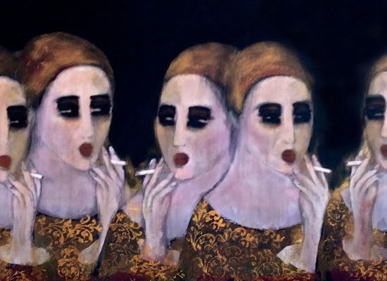 Untitled 3, Acrylic on canvas, 110x150 cm, 2016