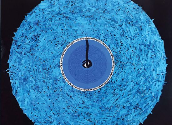 Global Letters 2 150 x 150 cm Mixed Media Acrylic on Plexiglass 2010