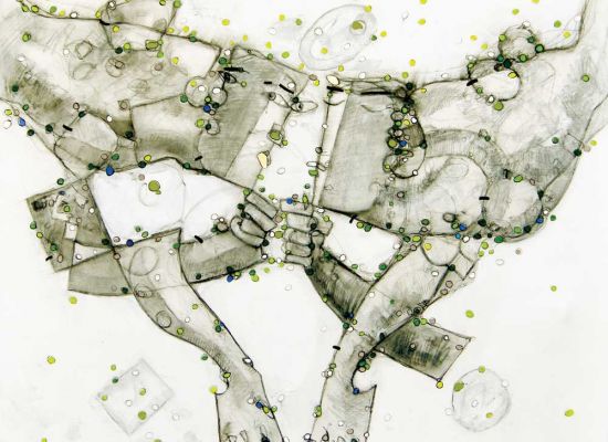 Acrylic and crayon on canvas | 115cm x 120cm