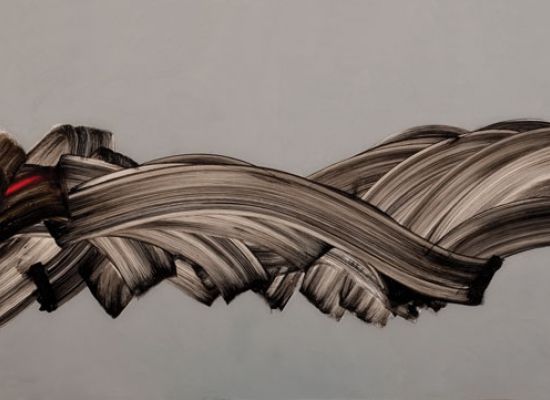 ?Passage on Arrival 5 235 x 85 cm Acrylic on Plexiglass 2011