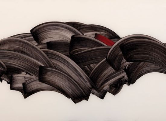 ?Passage on Arrival 9 235 x 85 cm Acrylic on Plexiglass 2011