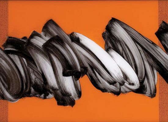 Passage on Arrival 1 - 235 x 85 cm - Acrylic on Plexiglass 2011