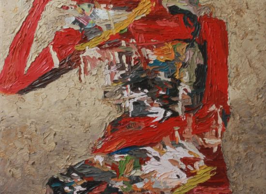 Untitled 7 | Oil & mixed media on canvas | 105x175cm | 2014