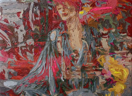 Untitled 8 | Oil & mixed media on canvas | 115x97cm | 2014