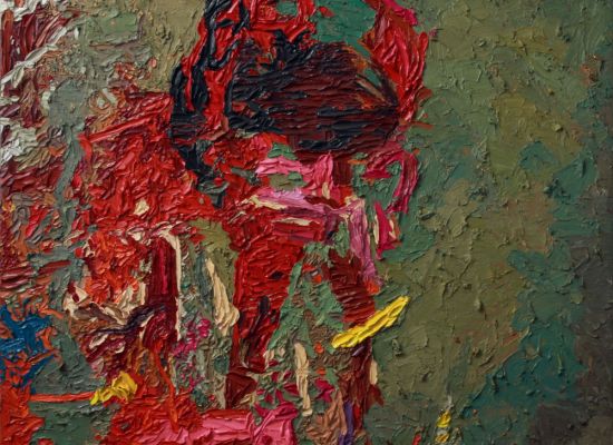 Untitled 9 | Oil & mixed media on canvas | 84x84cm | 2014