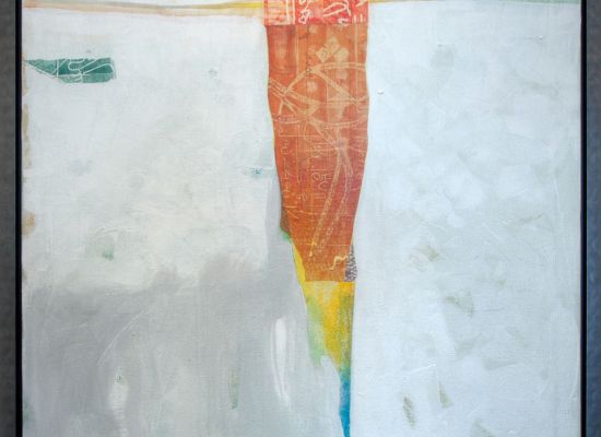 Abbas Yousef | 100 x 100 cm | Untitled | Mixed media on canvas | 2008