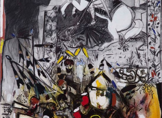 Abed-Alkadiri,-26th-of-February-2015,-2015,Oil-and-Charcoal-on-canvas,-1...