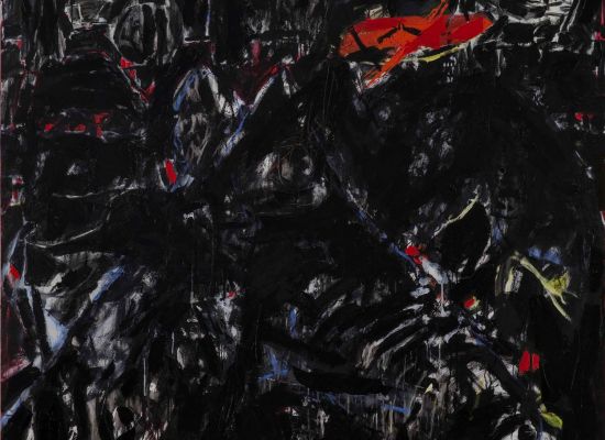 Abed-Alkadiri,-5th-of-July-2014,-Acrylic-and-oil-on-canvas,-200-x-160-cm...