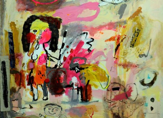 Ahmed Anan | 120x120cm | Mixed media on canvas | 2012