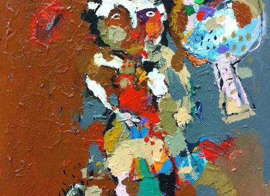 Ahmed Anan | 60x50cm | Mixed media on canvas | 2012
