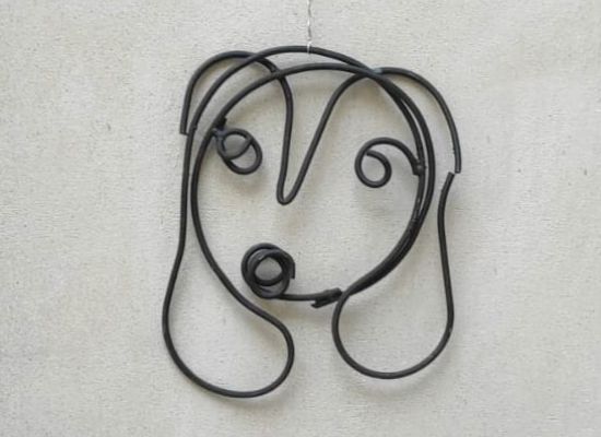 AHMED ANAN - Untitled, 30x20cm, Mild steel, 2023