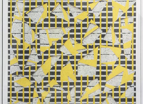 Camille Zakharia, Shifting Boundaries 32 2017-2018 Photo Collage on Arches Paper 100 x 65cm