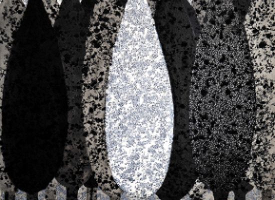 Cypress 75x55cm Mixed media on paper 2023