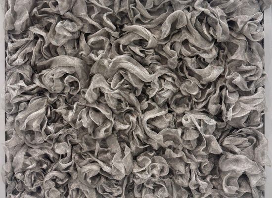 Dawn roses, 104X104 cm, Aluminum, 2024