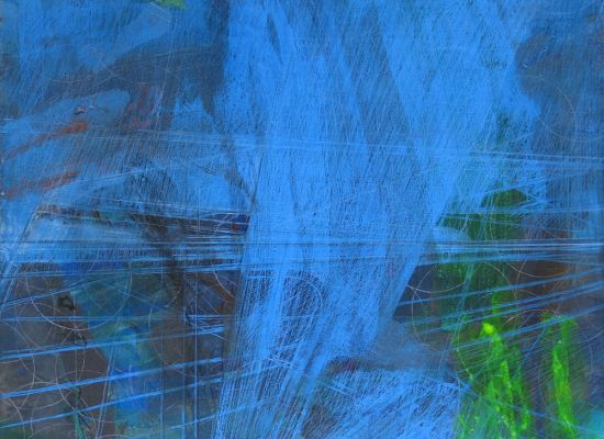 Olivier Moriette - E10,Acrylic&colored;-pencil-on-paper,canvas60x60cm,2012