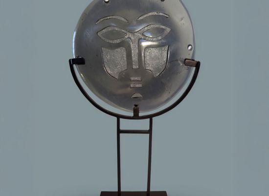 Untitled - 54x30cm Glass and stainless steel 2024
