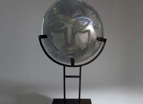 Untitled - 46x26cm Glass and stainless steel 2024