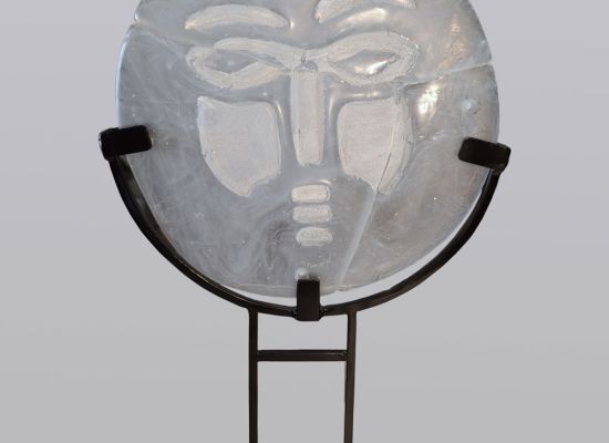 Untitled - 52x30cm Glass and stainless steel 2024