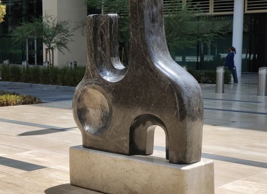 Family, 220x170x40cm, Marble, 2020 Location: Bahrain International Airport, Arrivals Terminal