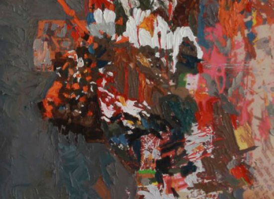 Paris | 199 x 59em | Oil & mixed media on canves