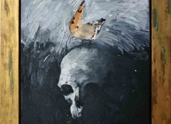 Hanaa Malallah, 2000, Oil on canvas, 40 x 37cm