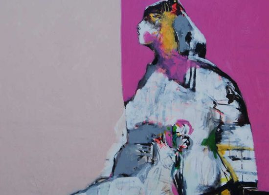 Hassan AlSari | 80x80cm | Mixed media on canvas | 2012