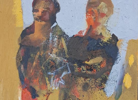 Sayed Hussan Alsari-Untitled, 20 x 20 cm, Oil on canvas, 2023