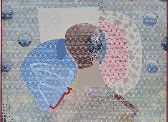 The Lady Acrylic and indian ink on canvas 120x100cm 2014-15